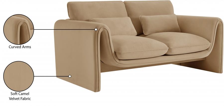 

                    
Buy Contemporary Camel Engineered Wood Living Room Set 2PCS Meridian Furniture Sloan 199Camel-S-2PCS
