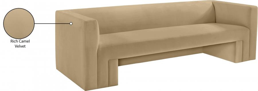 

    
 Photo  Contemporary Camel Solid Wood Living Room Set 2PCS Meridian Furniture Henson 665Camel-S-2PCS
