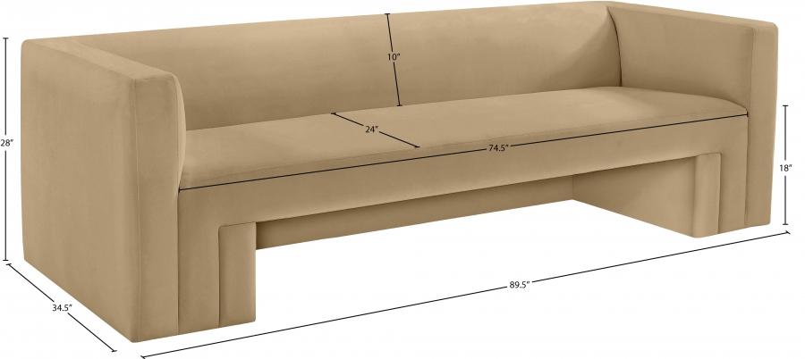 

    
 Shop  Contemporary Camel Solid Wood Living Room Set 2PCS Meridian Furniture Henson 665Camel-S-2PCS

