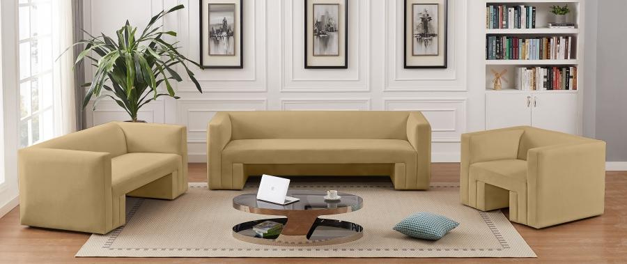 

    
 Photo  Contemporary Camel Solid Wood Sofa Meridian Furniture Henson 665Camel-S

