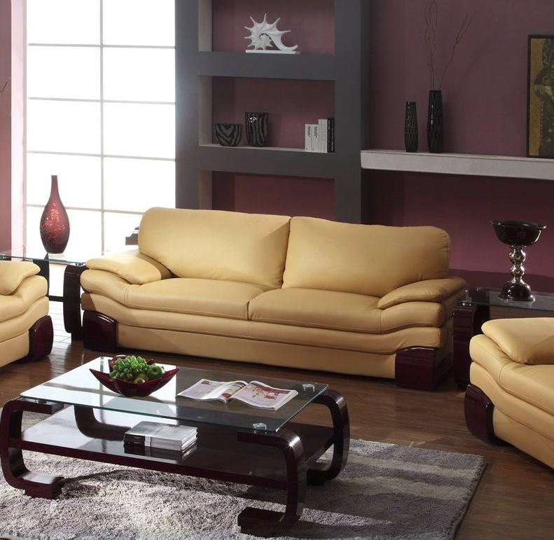 

    
Cappuccino Leather Sofa Set 3Pcs U728 Global United Contemporary Modern

