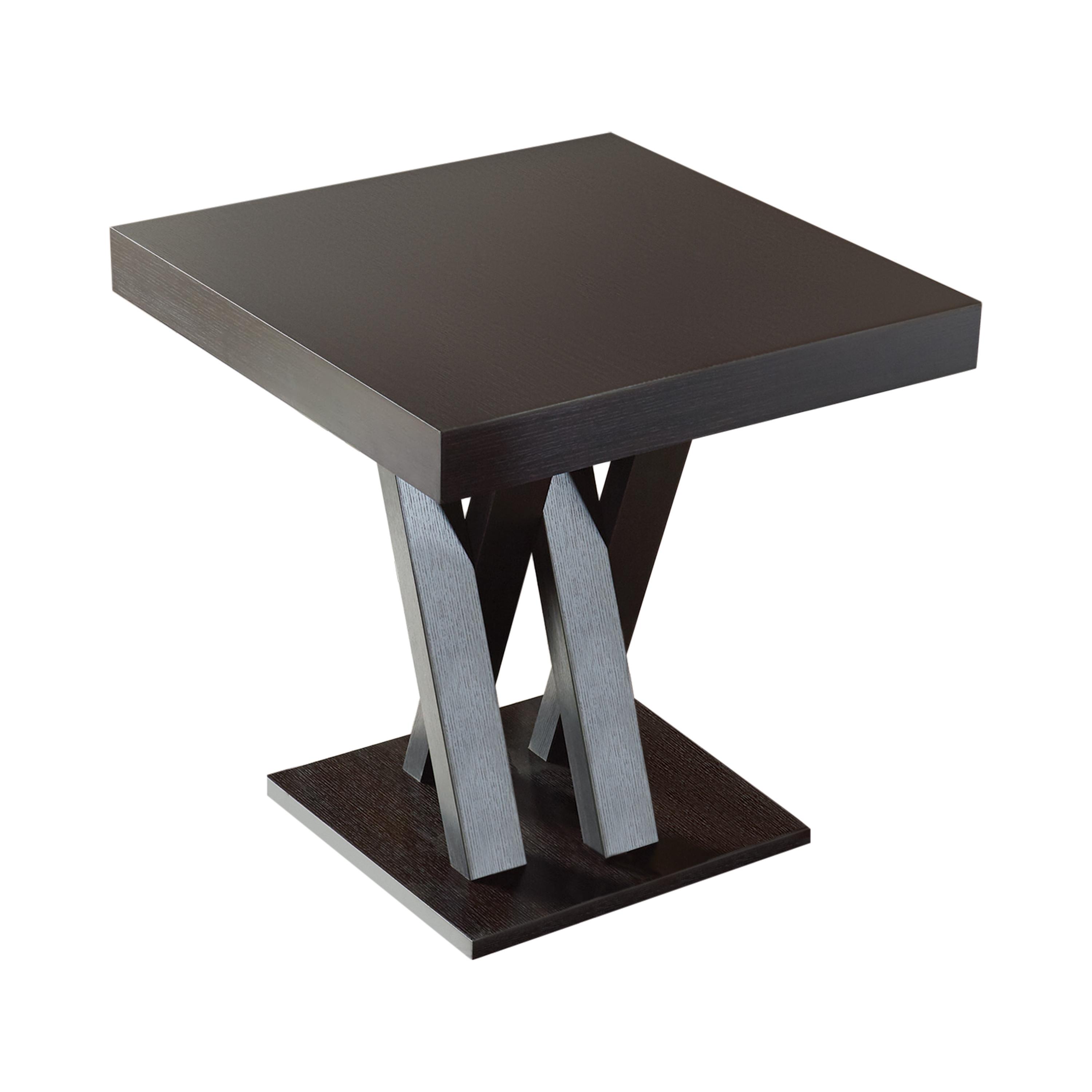 Contemporary Counter Height Table 100523 Lampton 100523 in Cappuccino 