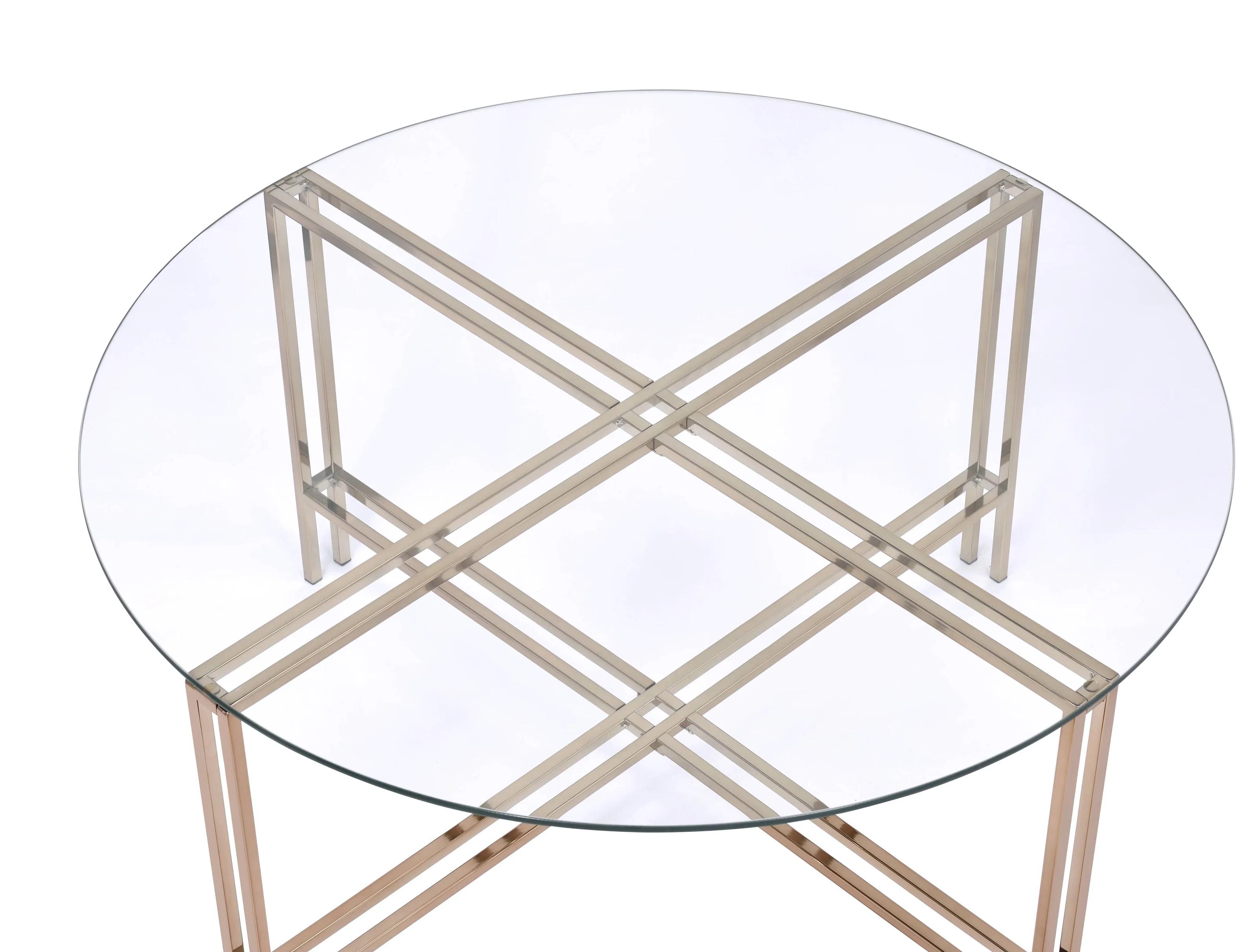 

    
Acme Furniture Veises Coffee Table Champagne 82995
