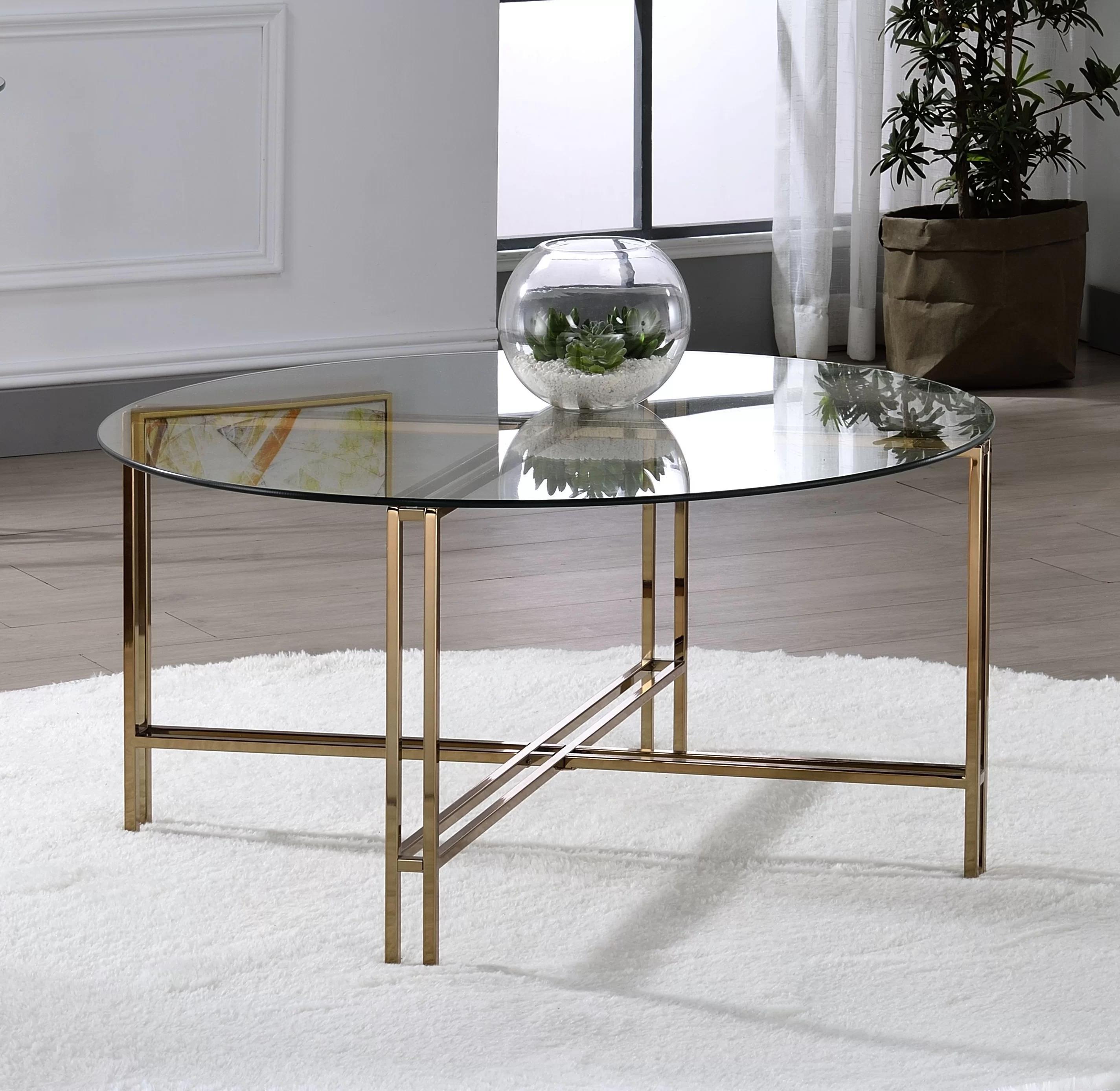 

                    
Acme Furniture Veises Coffee Table Champagne  Purchase 
