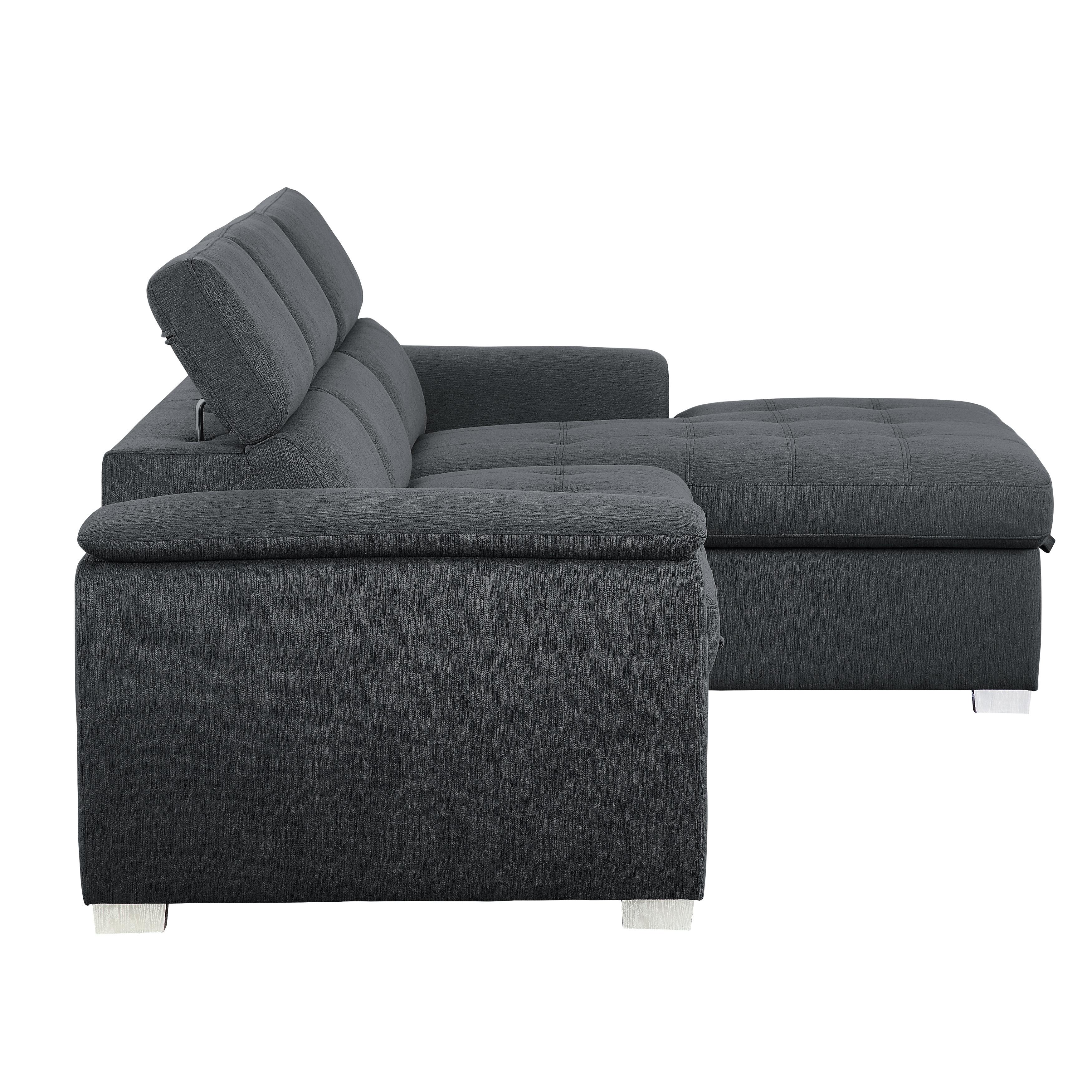 

                    
Homelegance 9355CC*22LRC Berel Sectional Charcoal Chenille Purchase 
