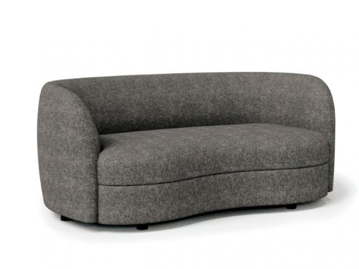 

    
Contemporary Charcoal Gray Solid Wood Loveseat Furniture of America Versoix FM61003GY-LV-L
