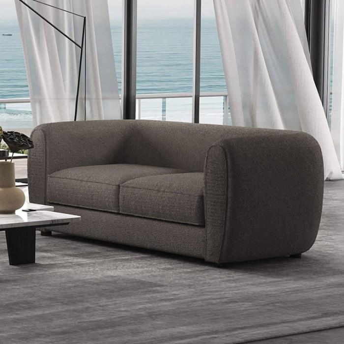 Contemporary Loveseat Verdal Loveseat FM61001GY-LV-L FM61001GY-LV-L in Charcoal Grey 
