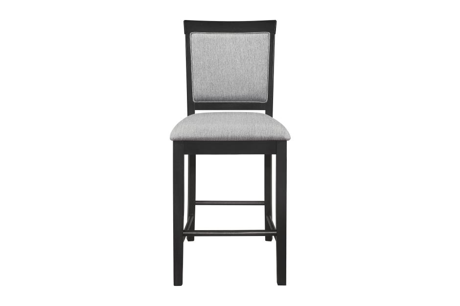 

    
Contemporary Charcoal Grey Wood Counter Height Chair Set 2PCS Homelegance Raven 5825-24-2PCS
