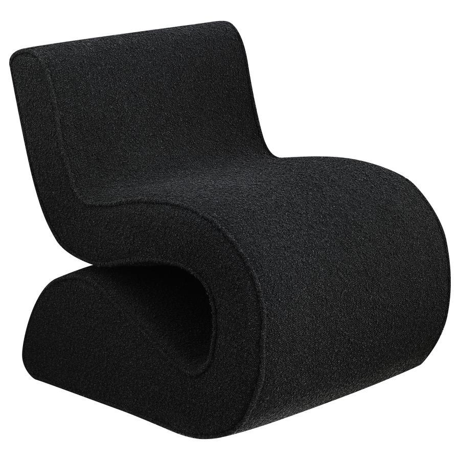 

    
Contemporary Charcoal Wood Armless Accent Chair Coaster Ronea 903155
