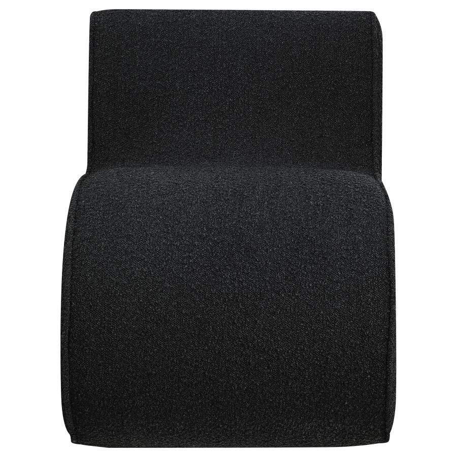 

        
Coaster Ronea Armless Accent Chair 903155-C Accent Chair Charcoal Boucle 21519598989949
