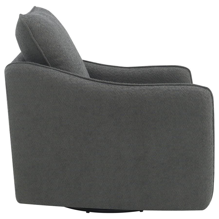 

        
95192919898941Contemporary Charcoal Wood Swivel Glider Chair Coaster Madia 903393-C
