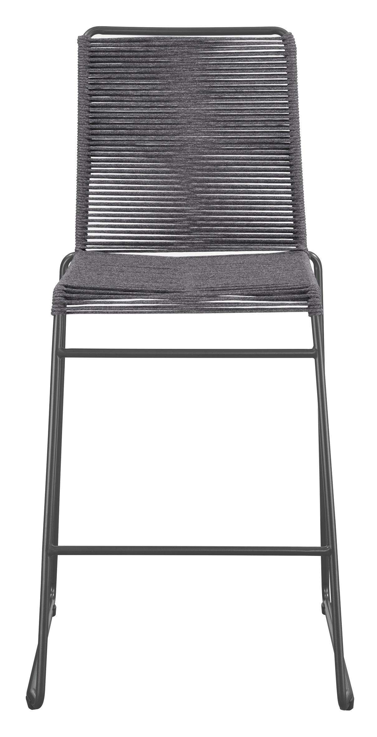 Contemporary Bar Stool Set 192064 192064 in Charcoal 
