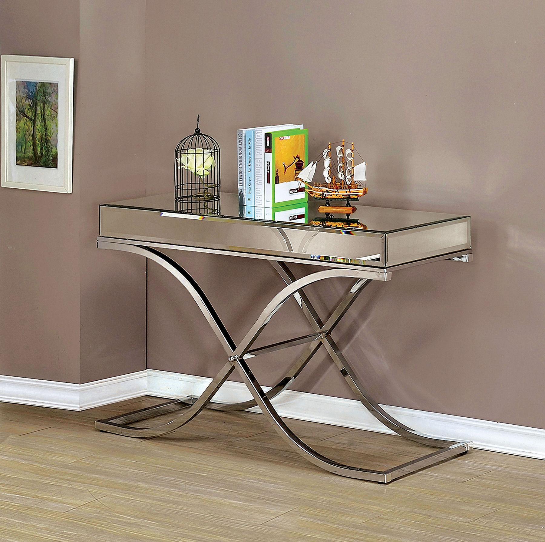 

                    
Furniture of America CM4230CRM-3PC Sundance Coffee Table End Table Sofa Table Chrome  Purchase 

