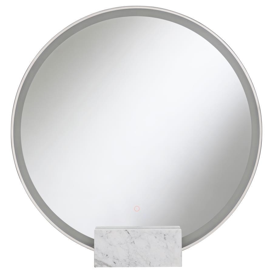 

        
Coaster Jocelyn Round Led Vanity Mirror 960960-M Mirror Chrome/Marble  65198497798989
