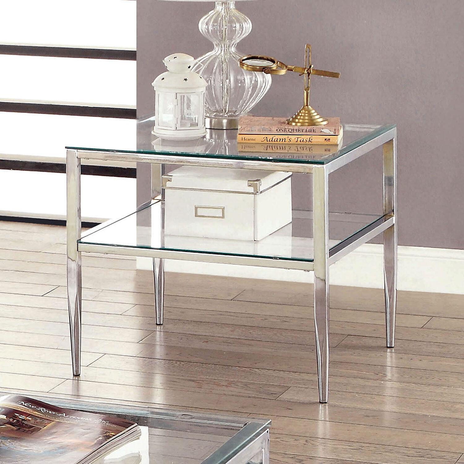 

    
CM4162CRM-C-3PC Furniture of America Coffee Table and 2 End Tables
