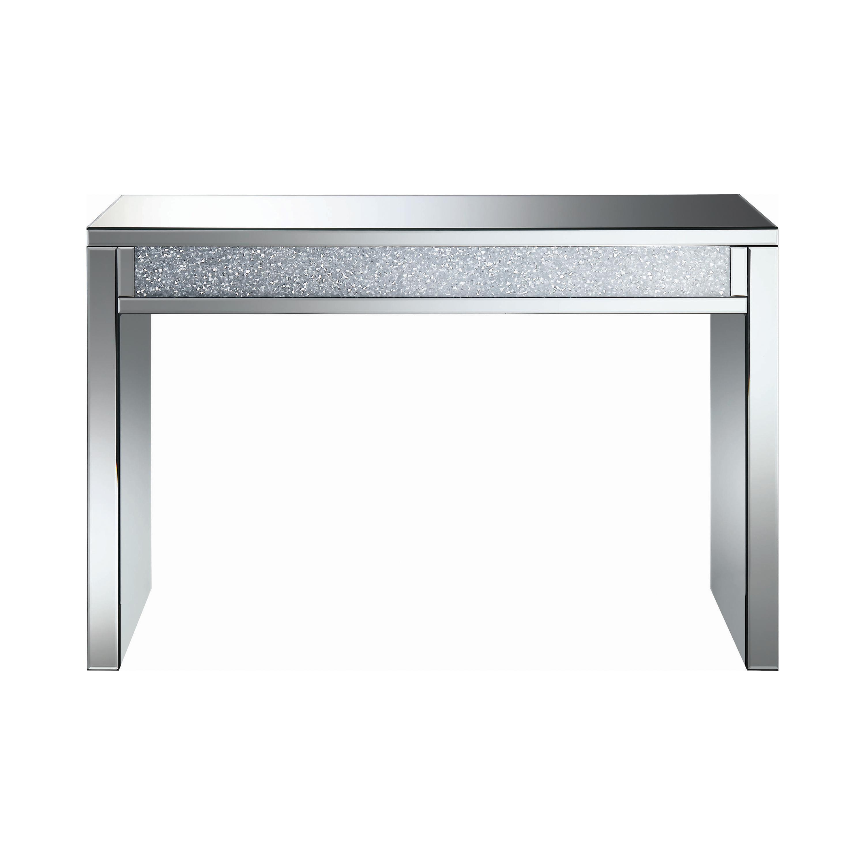 Contemporary Sofa Table 722499 Layton 722499 in Clear 