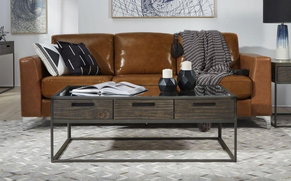 

    
Contemporary Coffee Table with Three Drawers BRADLEY by Modus Furniture

