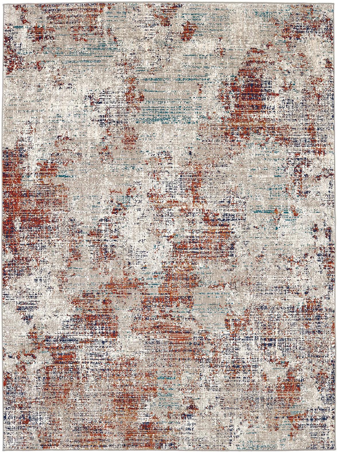 

    
Contemporary Concrete Umber Polyester 5' x 8' Area Rug Furniture of America RG8171-S Montijo
