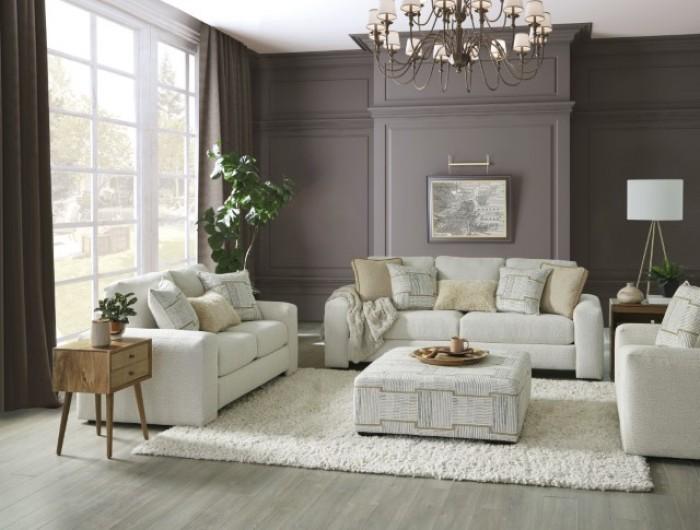 

    
Contemporary Cream/Beige Solid Wood Sofa Furniture of America Cochrane SM5120-SF-S
