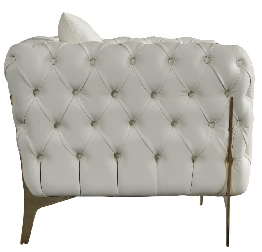 

                    
Meridian Furniture Aurora Chair 682Cream-C Chair Cream Faux Leather Purchase 
