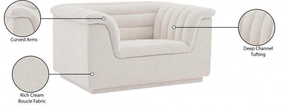 

    
 Order  Contemporary Cream Engineered Wood Chair Meridian Furniture Cascade 191Cream-C
