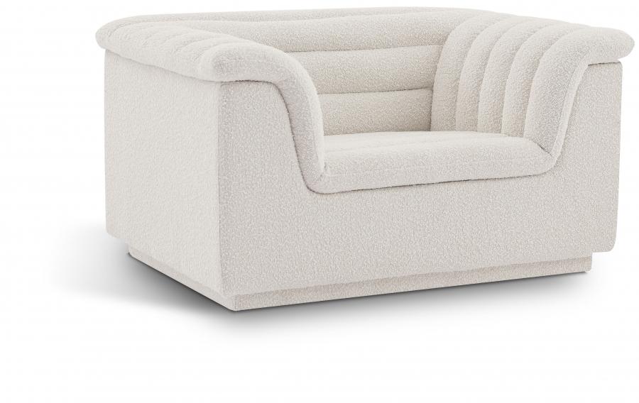 

    
Contemporary Cream Engineered Wood Chair Meridian Furniture Cascade 191Cream-C
