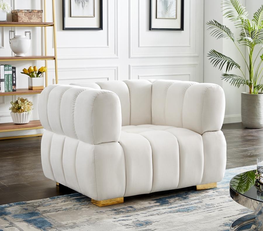 

                    
Meridian Furniture Gwen Chair 670Cream-C Chair Cream Soft Velvet Purchase 
