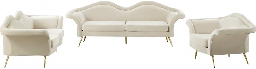 

    
 Shop  Contemporary Cream Engineered Wood Chair Meridian Furniture Lips 607Cream-C
