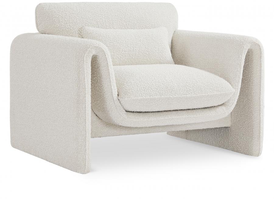 Contemporary Chair Stylus Chair 198Cream-C 198Cream-C in Cream 