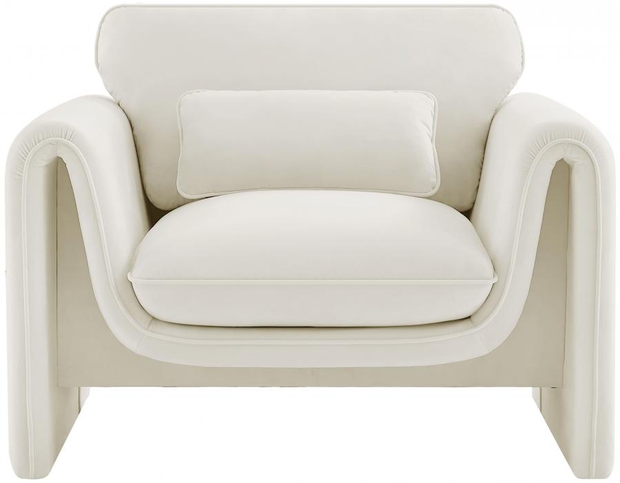 

    
 Photo  Contemporary Cream Engineered Wood Living Room Set 3PCS Meridian Furniture Sloan 199Cream-S-3PCS
