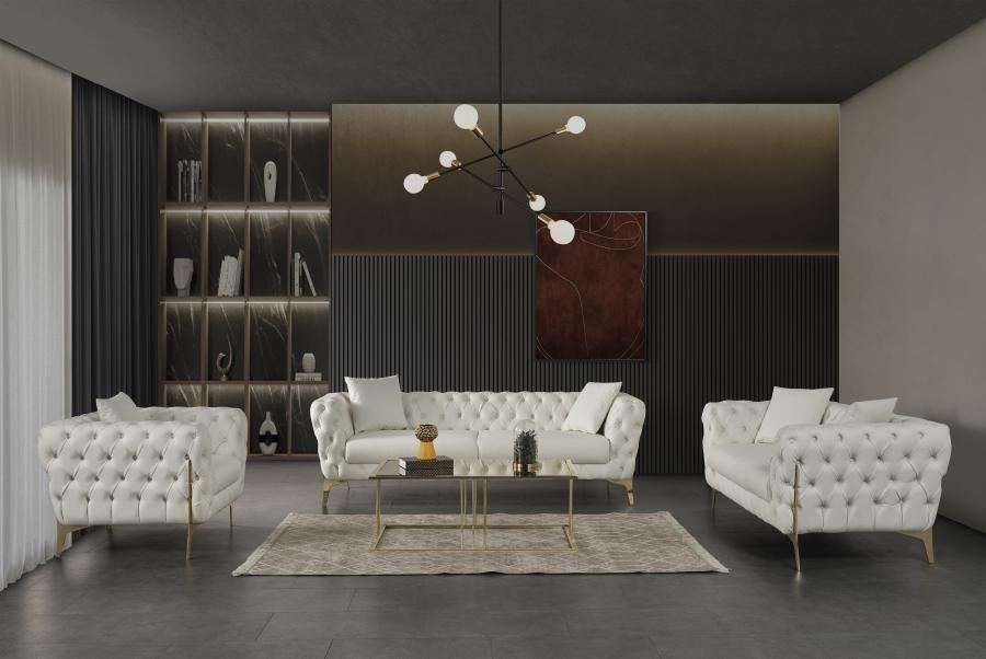 

    
 Photo  Contemporary Cream Engineered Wood Loveseat Meridian Furniture Aurora 682Cream-L
