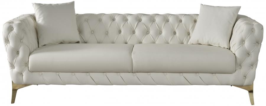 

                    
Meridian Furniture Aurora Sofa 682Cream-S Sofa Cream Faux Leather Purchase 
