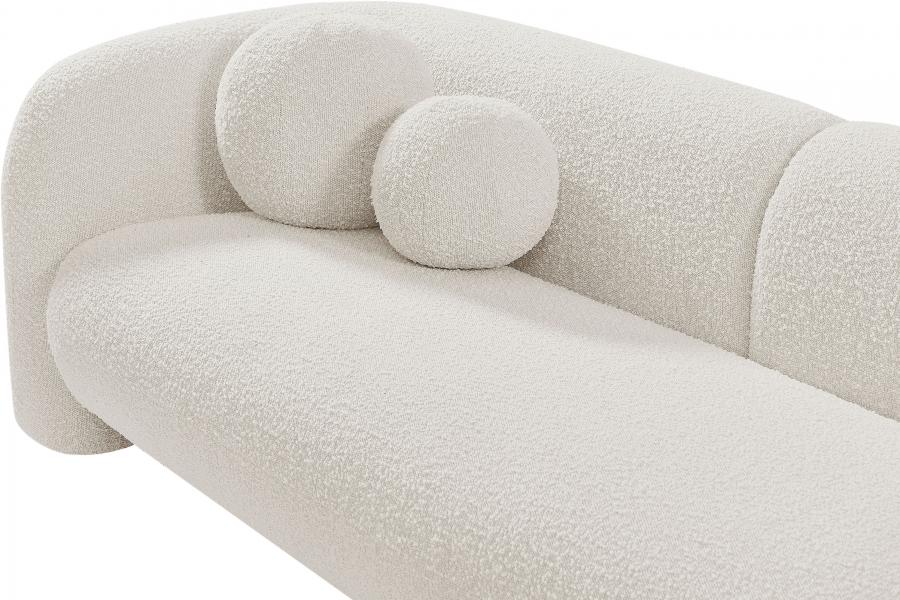

                    
Meridian Furniture Emory Sofa 139Cream-S Sofa Cream Boucle Fabric Purchase 
