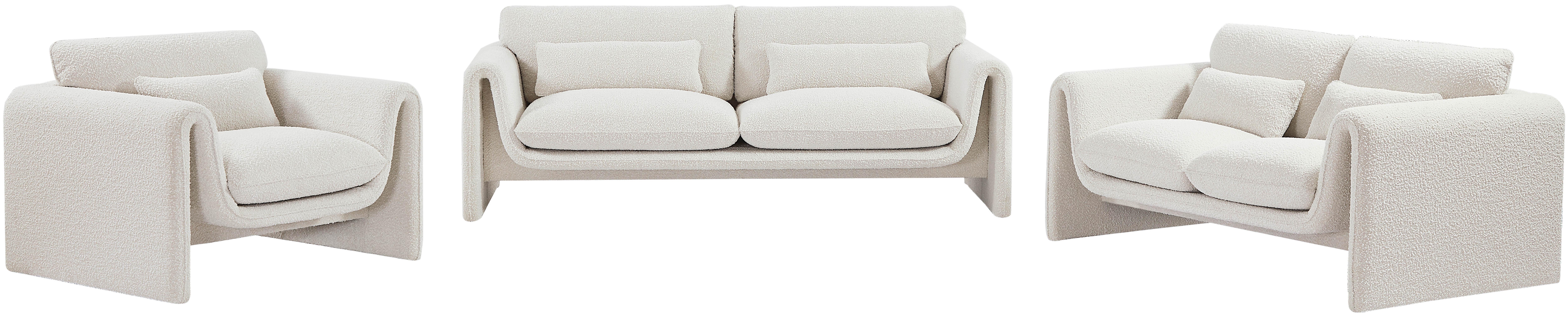 

    
 Order  Contemporary Cream Engineered Wood Sofa Meridian Furniture Stylus 198Cream-S
