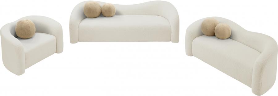 

    
 Shop  Contemporary Cream Eucalyptus Wood Chair Meridian Furniture Kali 186Cream-C
