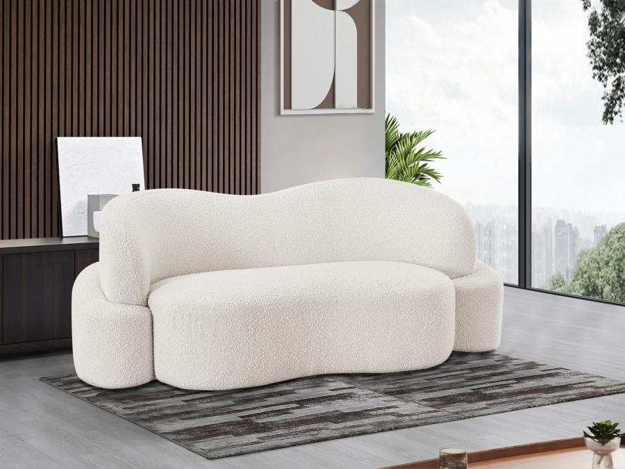 

    
Contemporary Cream Eucalyptus Wood Loveseat Meridian Furniture Principessa 108Cream-L
