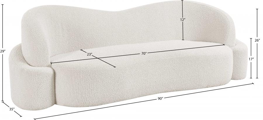 

    
108Cream-S Contemporary Cream Eucalyptus Wood Sofa Meridian Furniture Principessa 108Cream-S
