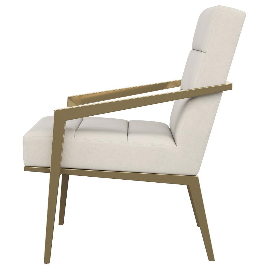 

        
Coaster Kirra Accent Chair 903143-C Accent Chair Cream/Gold Fabric 65152914989749
