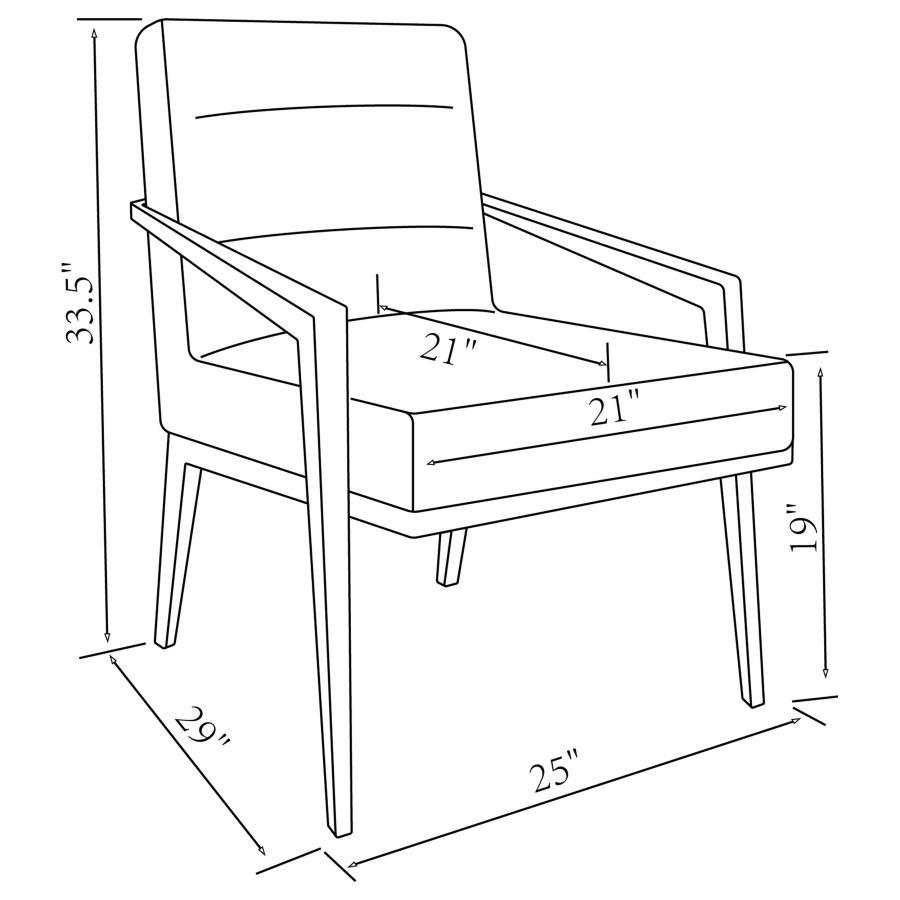 

    
Contemporary Cream Metal Accent Chair Coaster Kirra 903143
