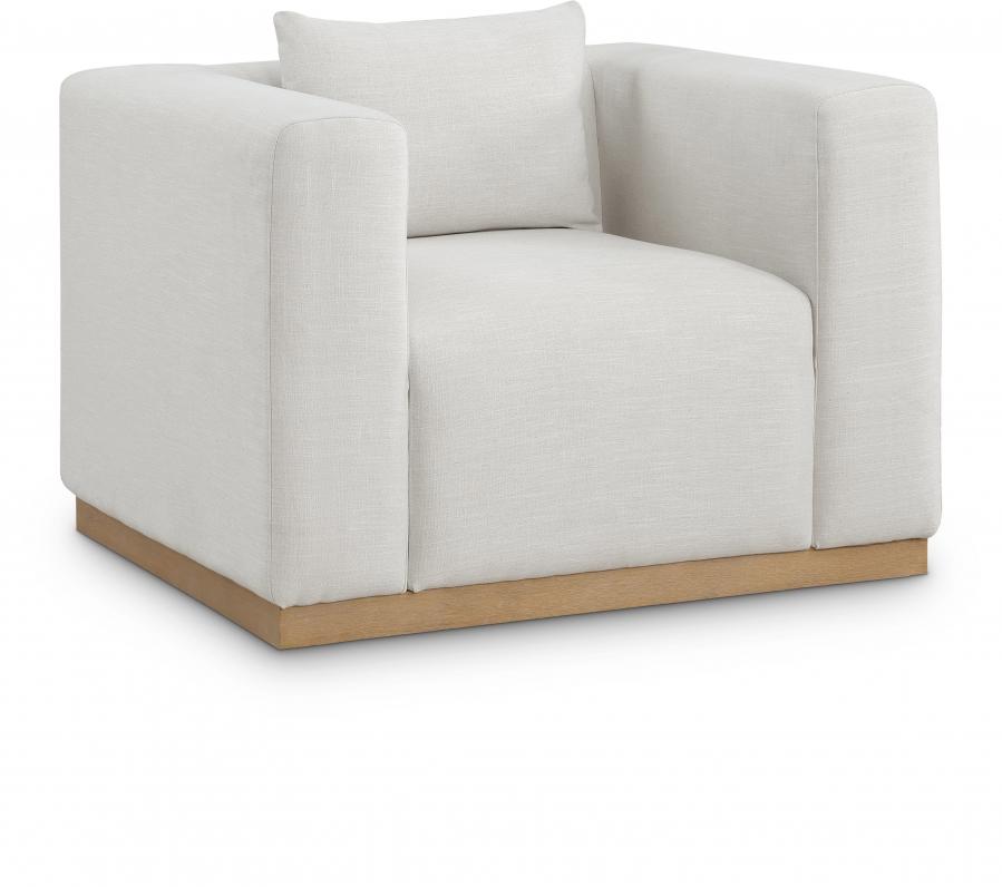 

    
Contemporary Cream Solid Wood Chair Meridian Furniture Alfie 642Cream-C
