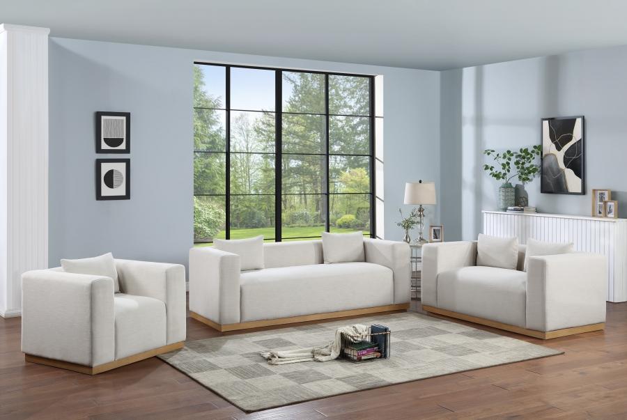 

    
Contemporary Cream Solid Wood Living Room Set 3PCS Meridian Furniture Alfie 642Cream-S-3PCS
