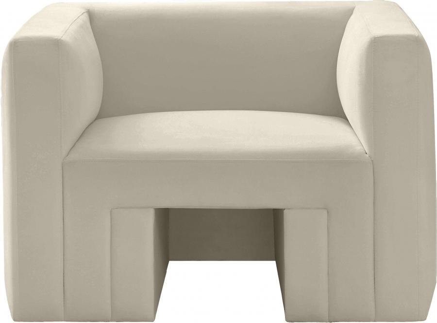 

    
 Shop  Contemporary Cream Solid Wood Living Room Set 3PCS Meridian Furniture Henson 665Cream-S-3PCS
