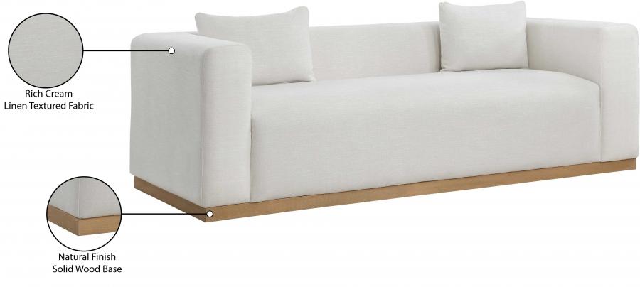 

        
52121651654633Contemporary Cream Solid Wood Sofa Meridian Furniture Alfie 642Cream-S
