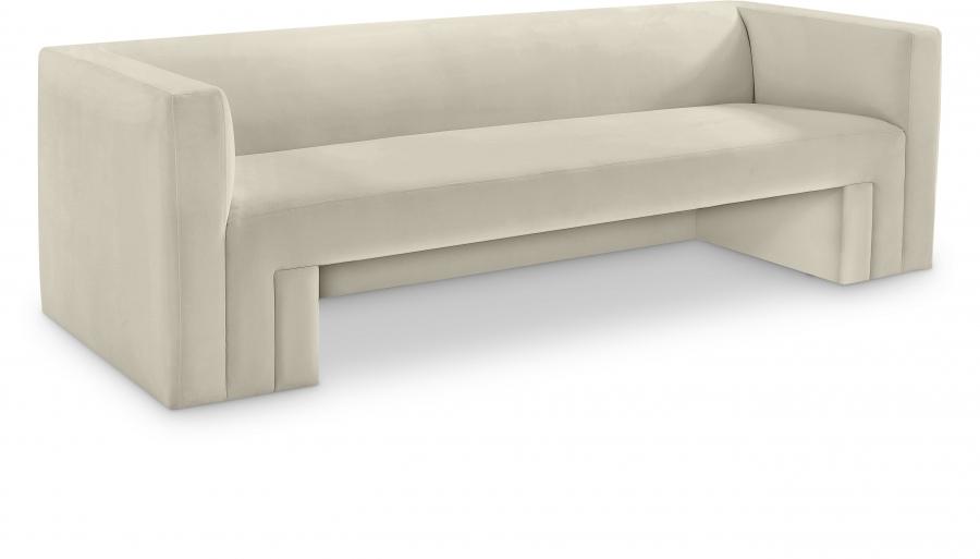 

    
Contemporary Cream Solid Wood Sofa Meridian Furniture Henson 665Cream-S
