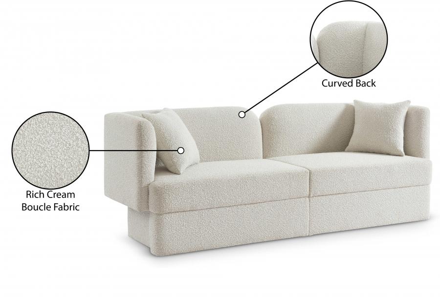 

                    
Buy Contemporary Cream Wood Fabric Sofa Meridian Furniture Marcel 616Cream-S
