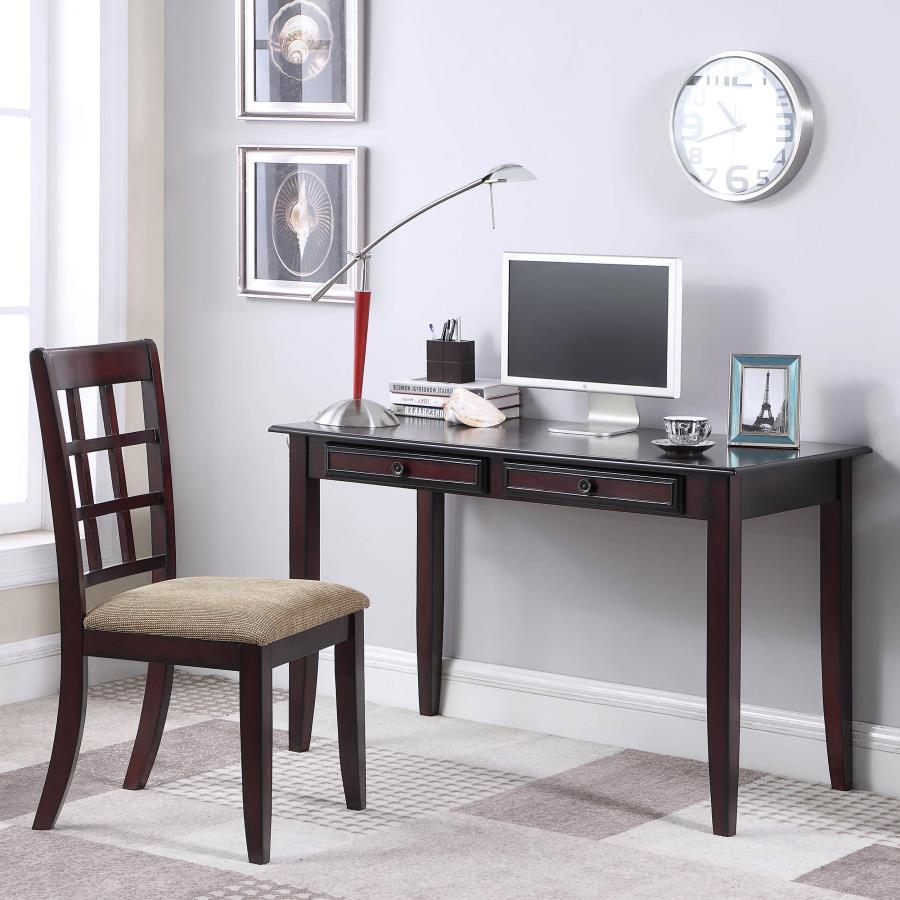 

                    
Buy Contemporary Dark Amber & Tan Asian Hardwood Writing Desk Set 2pcs Coaster 800780 Newton
