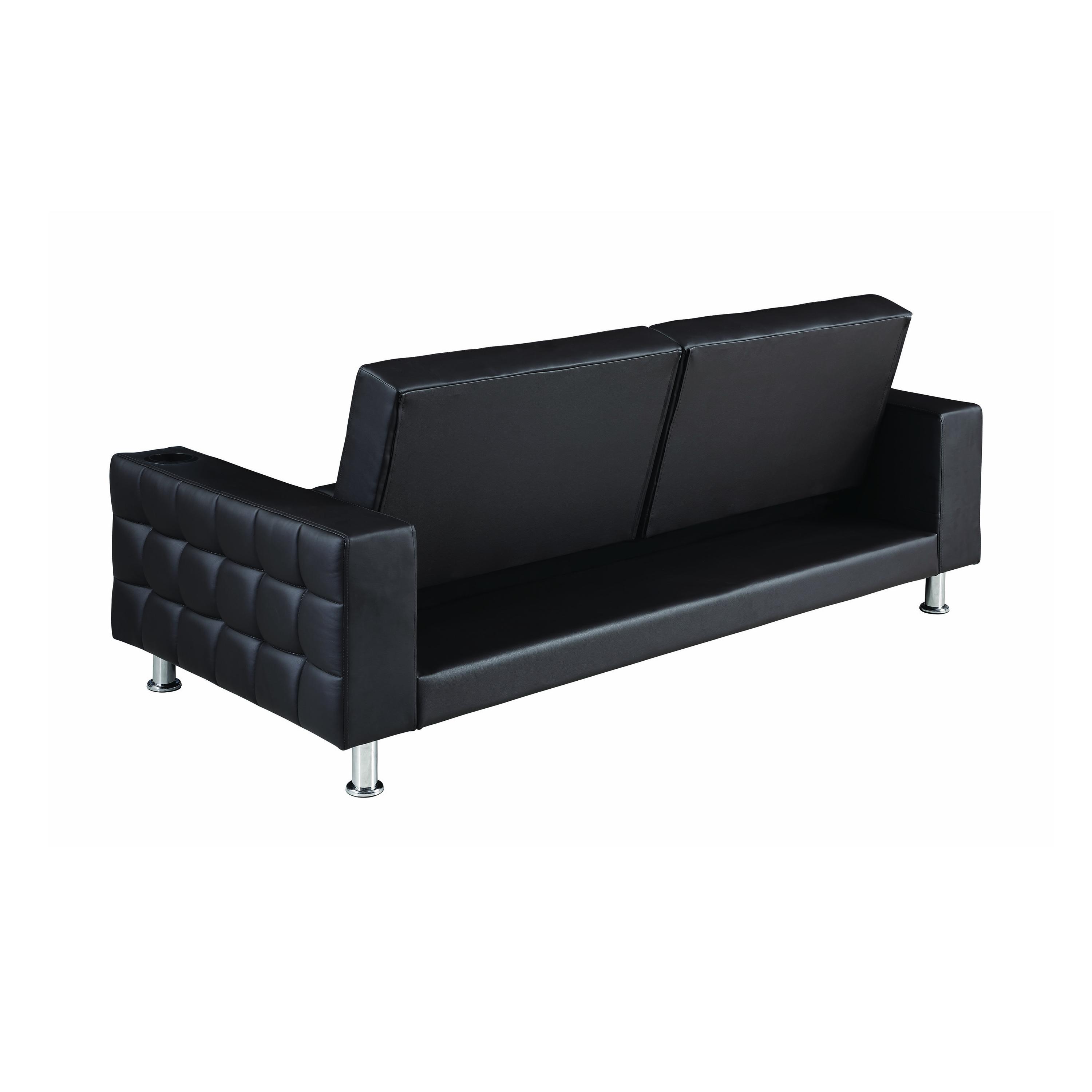 

                    
Coaster 300294 Pacheco Sofa bed Dark Brown Leatherette Purchase 
