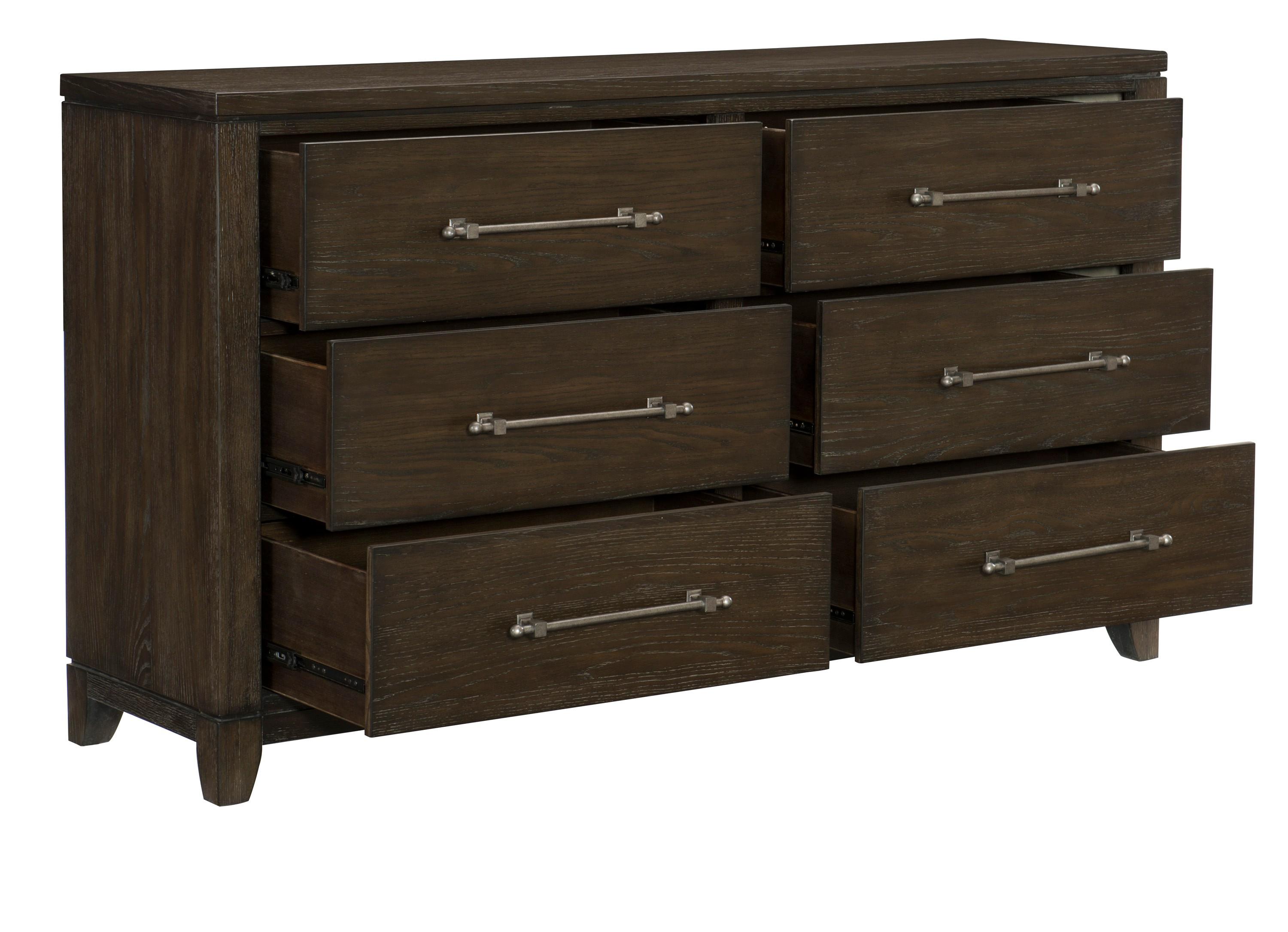 Contemporary Dresser 1669-5 Griggs 1669-5 in Dark Brown 