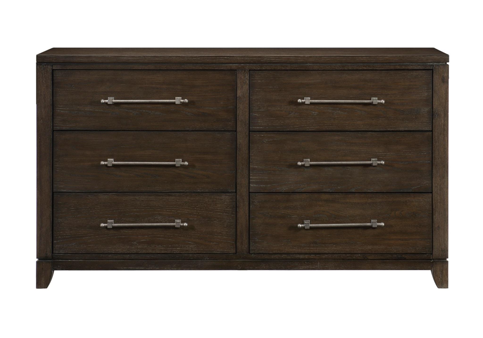 

                    
Homelegance 1669-5*6-2PC Griggs Dresser w/Mirror Dark Brown  Purchase 
