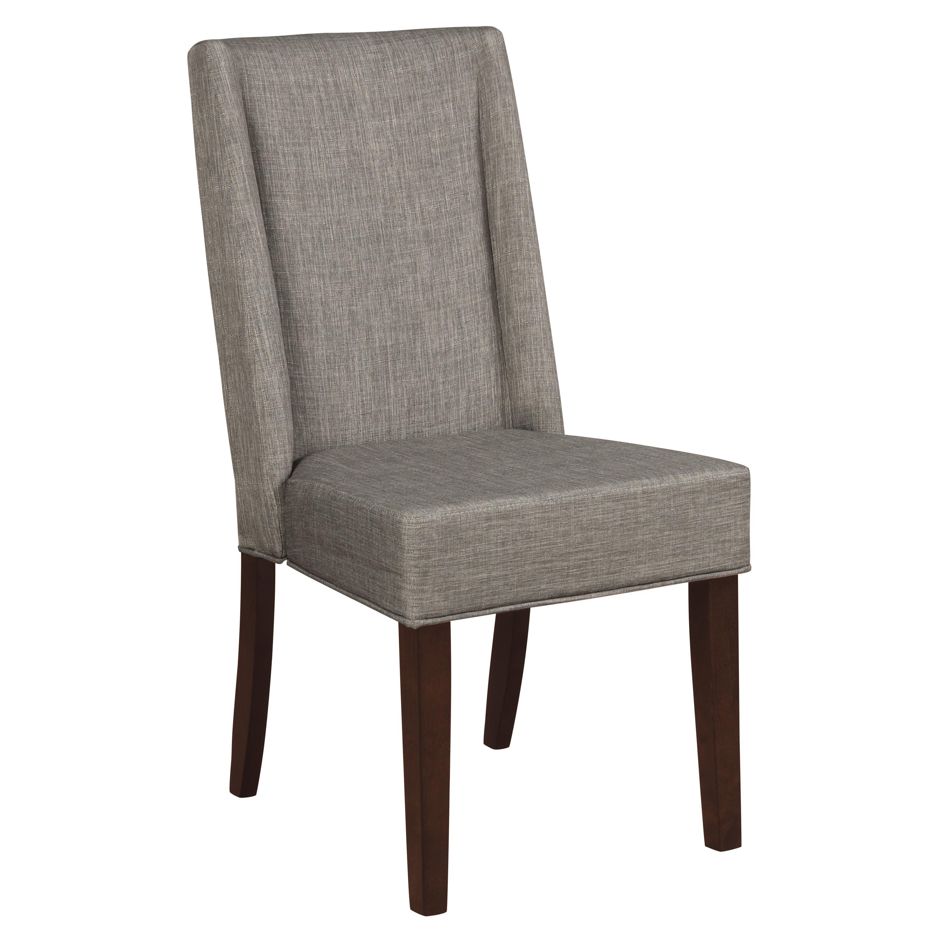 Contemporary Side Chair Set 5409S Kavanaugh 5409S in Dark Brown Polyester